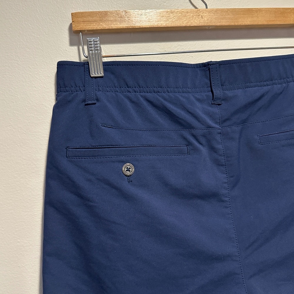 Under Armour Golf Pants Mens‎ 34x29 Navy Blue Tapered Leg Performance Chino - Picture 6 of 9